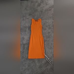 Orange party dress